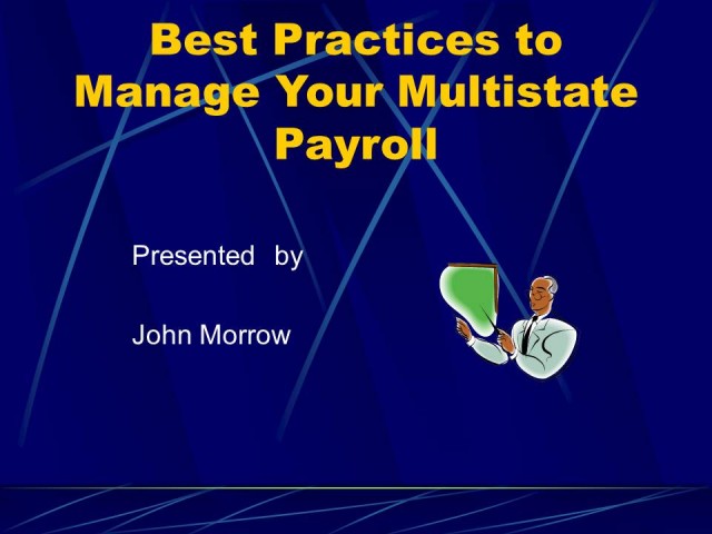 multistate payroll